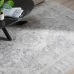 Teppich 80 x 150 cm Grau Polyester Baumwolle