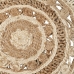 Carpet Natural White Jute 120 x 120 cm