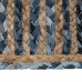 Tapete Natural Azul Algodão Juta 230 x 160 cm