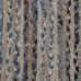 Covor 290 x 200 cm Natural Albastru Bumbac Iută