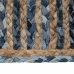 Carpet 290 x 200 cm Natural Blue Cotton Jute