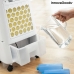 Lamellenloser Luftkühler mit Verdunstungsionisatoren und LED-Lichtern Evareer InnovaGoods EVAREER Weiß (Restauriert B)