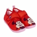 Chaussons Minnie Mouse Rouge Velcro