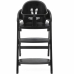 Highchair Chicco Crescendo Lite cairo coal Black Stainless steel