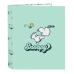 Gyűrűs iratgyűjtő Snoopy Groovy Zöld A4 27 x 33 x 6 cm