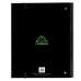 Gyűrűs iratgyűjtő Kappa Black Zöld Fekete 27 x 32 x 3.5 cm