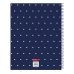 Notebook Safta Paris Pink Navy Blue A4 120 Sheets
