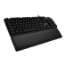 Bluetooth-tastatur med støtte for tablet Logitech G513 CARBON LIGHTSYNC RGB Mechanical Gaming Keyboard, GX Brown Fransk AZERTY