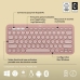 Bluetooth-клавиатура с подставкой для планшета Logitech K380 французский Розовый AZERTY