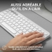Bluetooth-tastatur med støtte for tablet Logitech K380 Fransk Hvit AZERTY