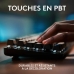 Bluetooth keyboard med tabletstøtte Logitech G413 SE Fransk Sort AZERTY