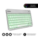 Bluetooth-tastatur med støtte for tablet Subblim SUB-KBT-SMBL30 Spansk Qwerty Svart/Hvit Flerfarget Spansk