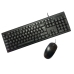 Клавиатура с мишка CoolBox HK-616 + HM-81 Черен испански Испанска Qwerty