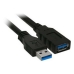 Câble USB 3.0 A vers USB A NANOCABLE 10.01.0902BK 2 m