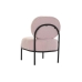 Кресло DKD Home Decor Чёрный Розовый Металл 51 x 61 x 79 cm