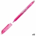 Pen med flydende blæk Pilot Frixion Point Sletbart blæk Pink (12 enheder)
