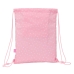 Σχολική Τσάντα με Σχοινιά Glow Lab Sweet home Ροζ 26 x 34 x 1 cm