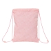 Backpack with Strings Safta Bunny Pink 26 x 34 x 1 cm
