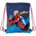 Ryggsekk med Stringer Spider-Man Neon Marineblå 26 x 34 x 1 cm