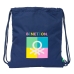 Сумка-рюкзак на веревках Benetton Cool Тёмно Синий 35 x 40 x 1 cm
