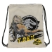 Σχολική Τσάντα με Σχοινιά Jurassic World Warning Γκρι 35 x 40 x 1 cm
