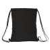 Сумка-рюкзак на веревках Kappa Black Чёрный 35 x 40 x 1 cm