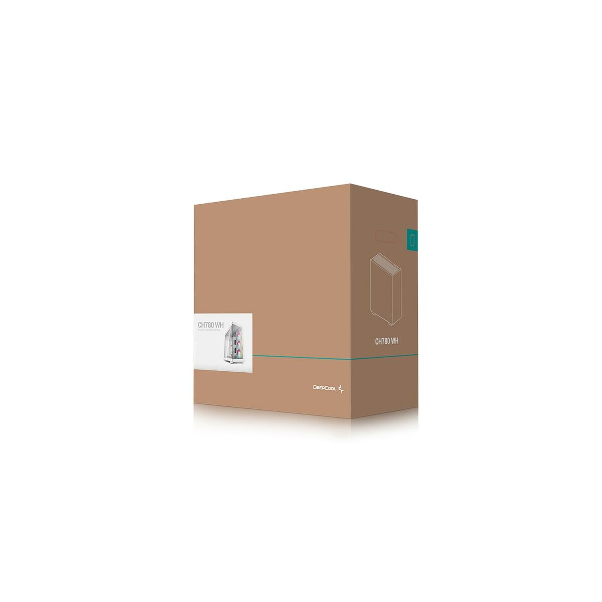 Case computer desktop ATX DEEPCOOL CH780 Bianco