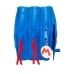 Zweifaches Mehrzweck-Etui Super Mario Play Blau Rot 21,5 x 10 x 8 cm
