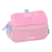Tredubbel Carry-all Benetton Pink Rosa 21,5 x 10 x 8 cm