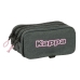 Tredubbel Carry-all Kappa Silver pink Grå 21,5 x 10 x 8 cm