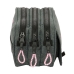 Kolmilokeroinen laukku Kappa Silver pink Harmaa 21,5 x 10 x 8 cm