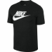 Kortarmet T-skjorte TEE ICON FUTUA Nike  AR5004 Svart (L)