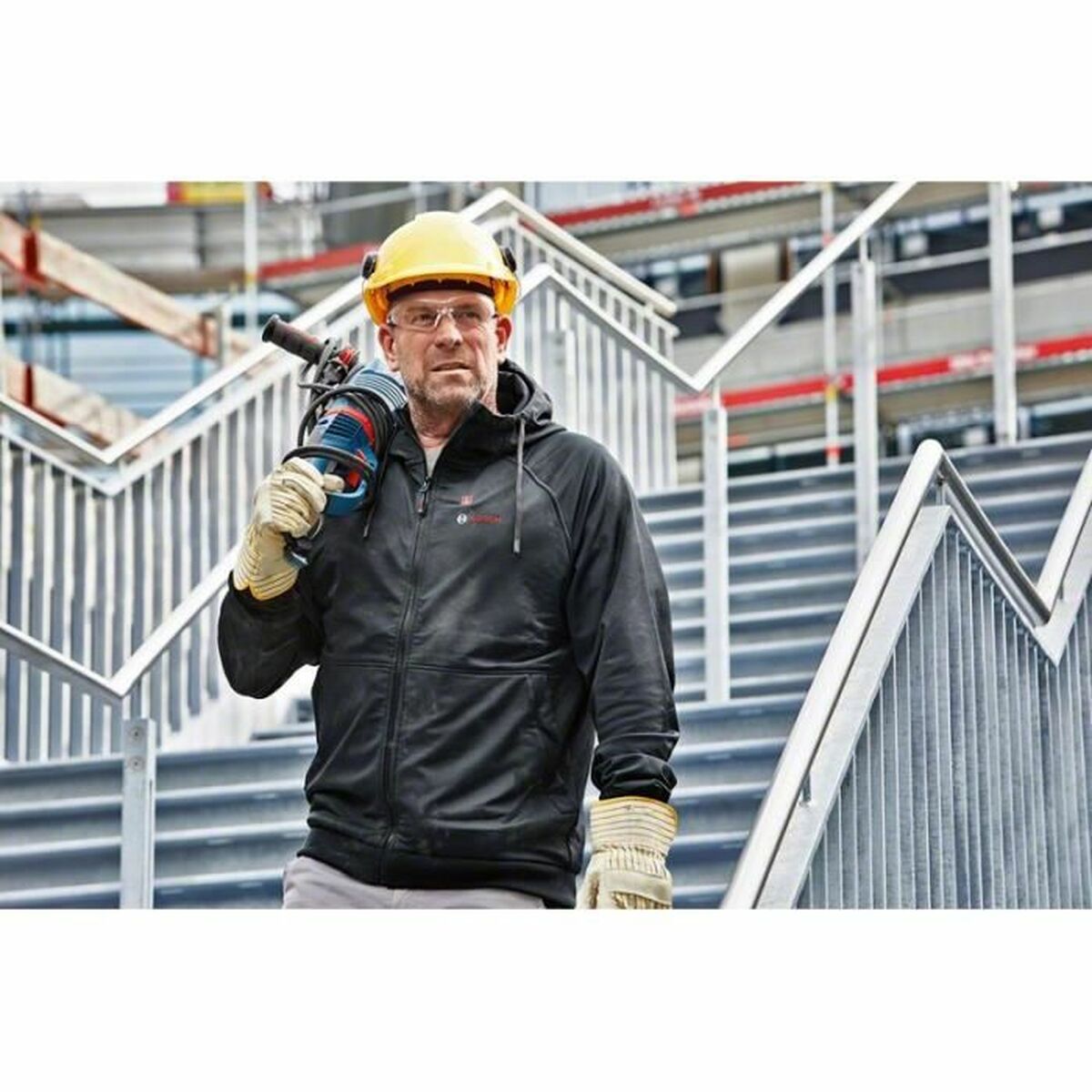 Arbetsjacka BOSCH GHH 12 Vit L (L)