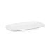 Serving Platter Bidasoa Glacial Ceramic White (31 x 18 cm) (Pack 6x)