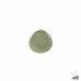 Flat plate Bidasoa Ikonic Ceramic Green (11 x 11 cm) (Pack 12x)