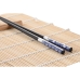 Σετ σούσι DKD Home Decor Μπλε Μαύρο Bamboo Πήλινα Ανατολικó 14,5 x 14,5 x 31 cm (16 Τεμάχια)