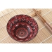 Σετ σούσι DKD Home Decor Φούξια Bamboo Πήλινα Mandala Ανατολικó 14,5 x 14,5 x 31 cm (16 Τεμάχια) (8 Τεμάχια)