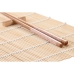 Σετ σούσι DKD Home Decor Φούξια Bamboo Πήλινα Mandala Ανατολικó 14,5 x 14,5 x 31 cm (16 Τεμάχια) (8 Τεμάχια)