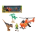 Legetøjssæt med køretøjer Dino Walkers 47 x 17 cm
