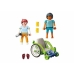 Playset Playmobil City Life Patient in Wheelchair 20 Pièces