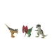 Dinoszaurusz szett Hang Fények 3 Darabok