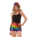 Kostuums voor Volwassenen My Other Me Shorts Rainbow Multicolour Maat 40
