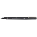 Set of Felt Tip Pens Uni-Ball PIN-200(S) Black 12 Pieces Permanent