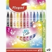 Set of Felt Tip Pens Maped Mini Cute Multicolour 12 Pieces (12 Units)