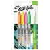 Tuschpennor Sharpie Neon Multicolour 4 Delar 1 mm (12 antal)