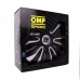 Hubcap OMP Magnum Speed Black Silver 16
