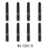 Separator set OMP 4 x 114 64,1 M12 x 1,5 5 mm