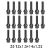 Set separator OMP 5 x 120 72,5 M12 x 1,50 + M14 x 1,25 60 mm