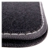 Auto-Fußmatten-Set Momo 015 Weiß/Schwarz 4 uds