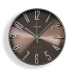Reloj de Pared Versa Plateado Plástico Cuarzo 4,3 x 30 x 30 cm